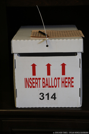 DId you insert your ballot somewhere?