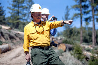 Los Padres National Forest controlled burns