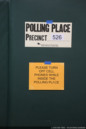 Get your cell phone out of politics! Or at least out of the polling places.
